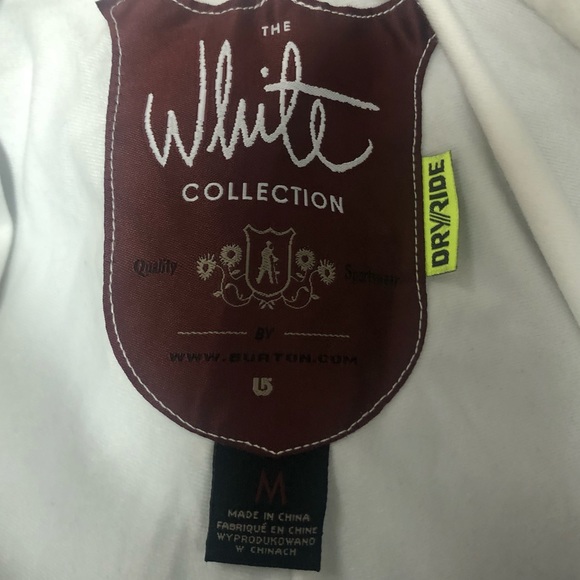 Burton Noble White Collection Snow  Board SkiPants M - Picture 11 of 12